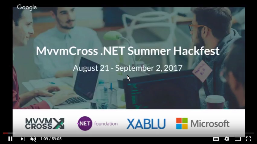 mvvmcross hackfest kickoff